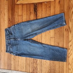 High waisted mom jean